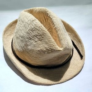 🛍3 for $30 - UO Linen Fedora with Suede Detail